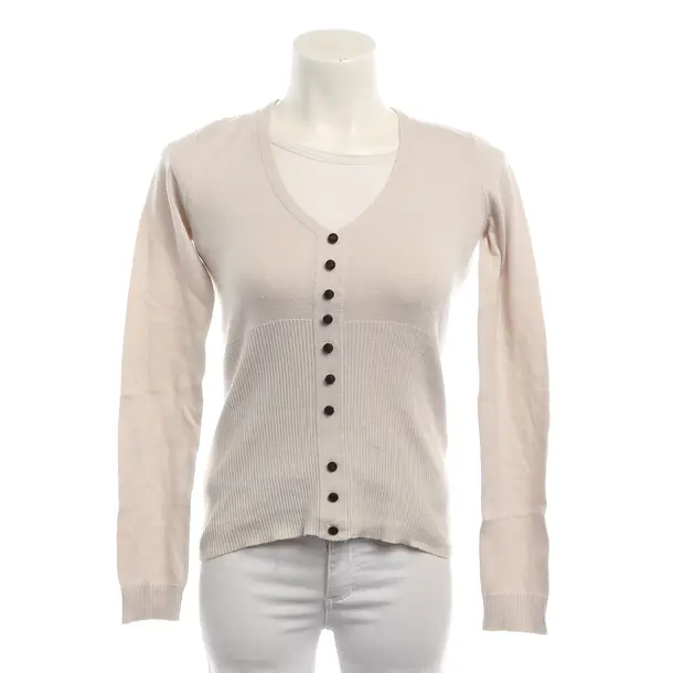 Cardigan, in Beige, Cotton, Steffen Schraut