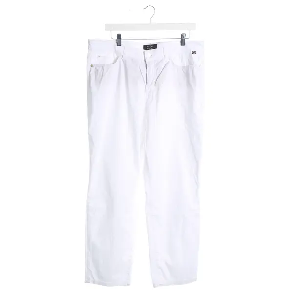 Pants, in White, Cotton, Marc Cain