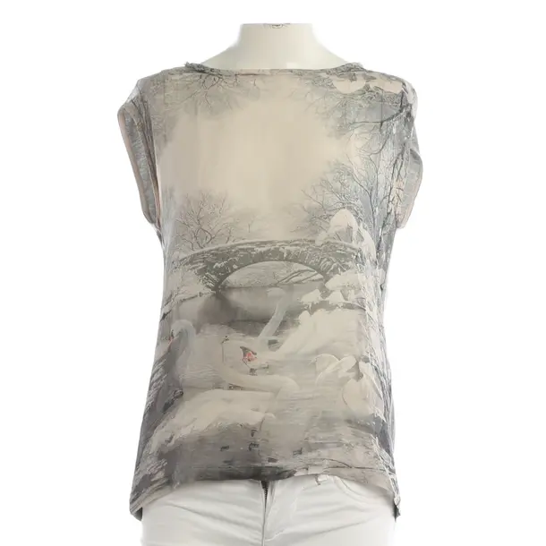 Shirt, in Gray, Silk, Marc Cain