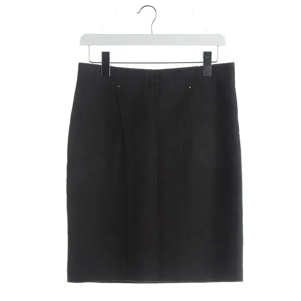 Skirt, in Dark Gray, Wool, Marc Cain