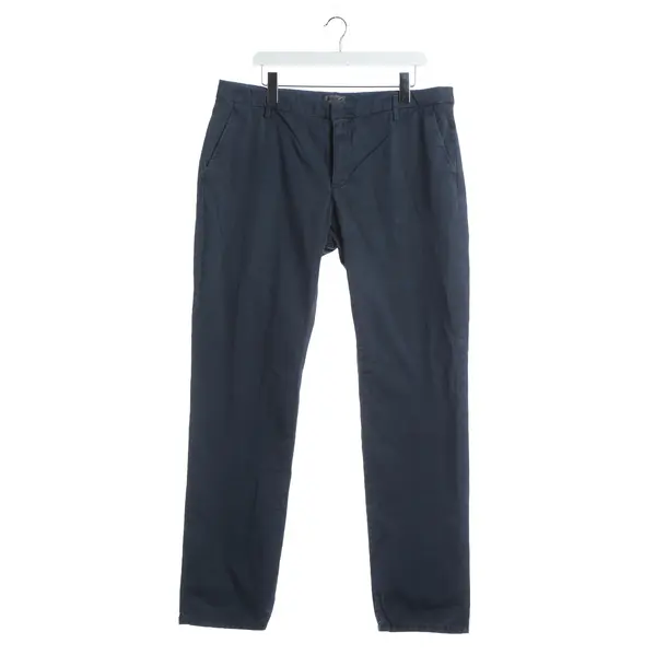 Chinos, in Navy, Cotton, Dondup
