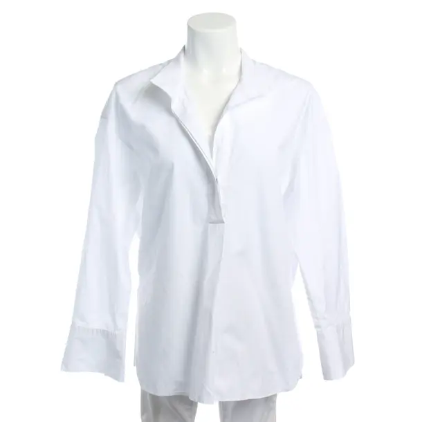 Blouse in White, Cotton, Vince