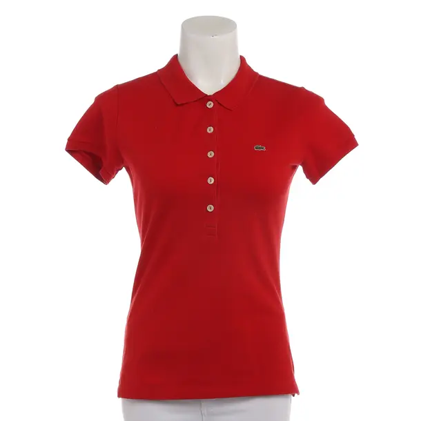 Poloshirt in Rot, Baumwolle, Lacoste