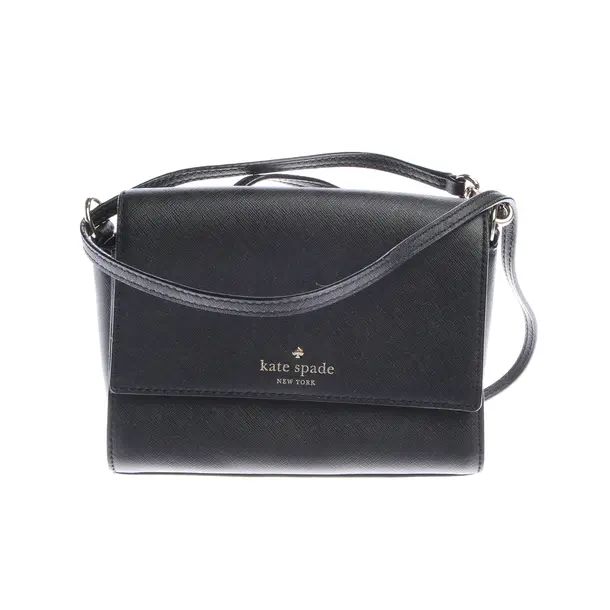 Umhängetasche in Schwarz, Leder, Kate Spade New York