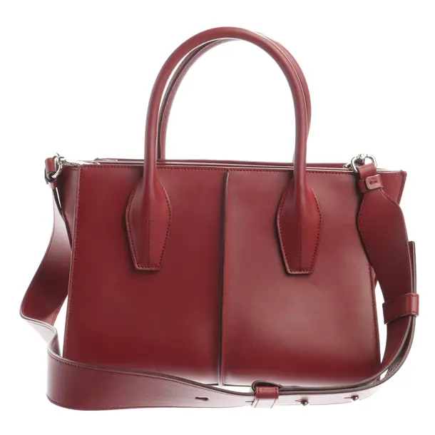 Handtasche in Rot, Leder, Tod´s