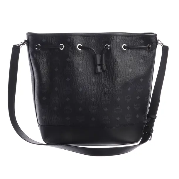 Shoulder Bag in Black, Leather, MCM