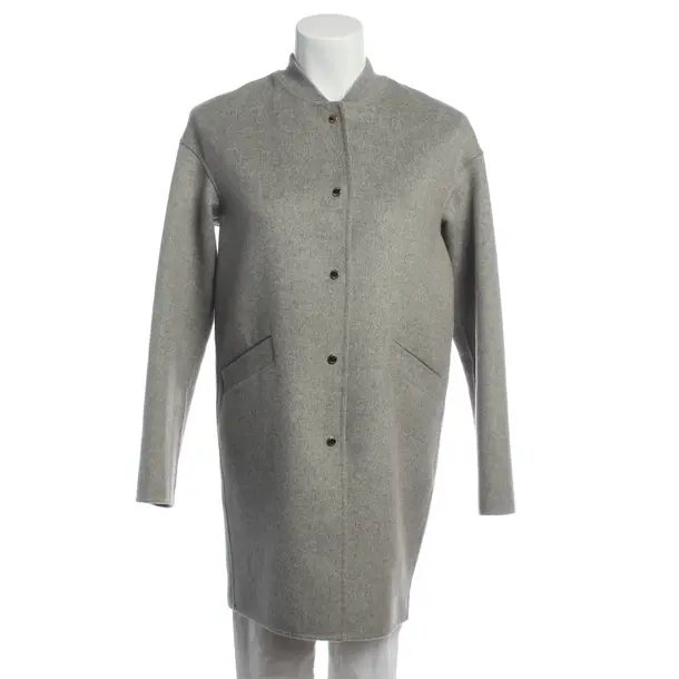 Mid-Season Coat in Gray, Wool, Tommy Hilfiger