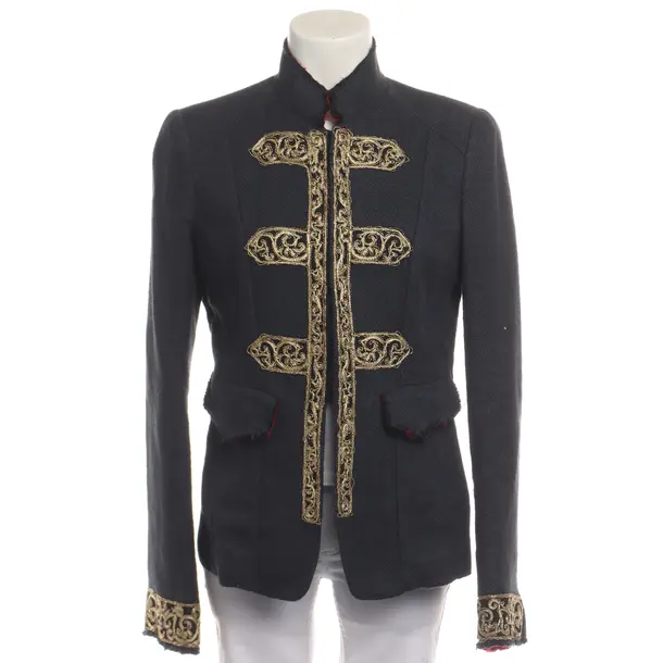 Blazer in Blau, Seide, Dondup
