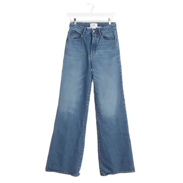 Jeans Straight Fit in Blau, Baumwolle, Ami Paris