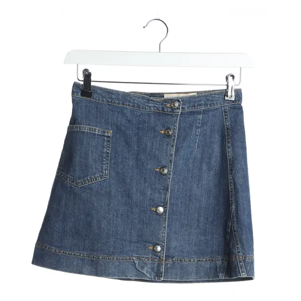 Skirt in Blue, Cotton, Alexa Chung