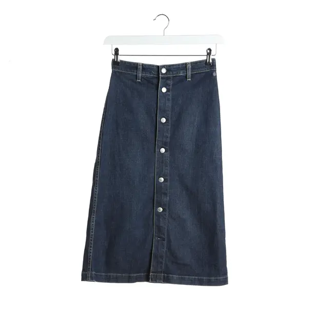 Skirt in Blue, Cotton, Alexa Chung