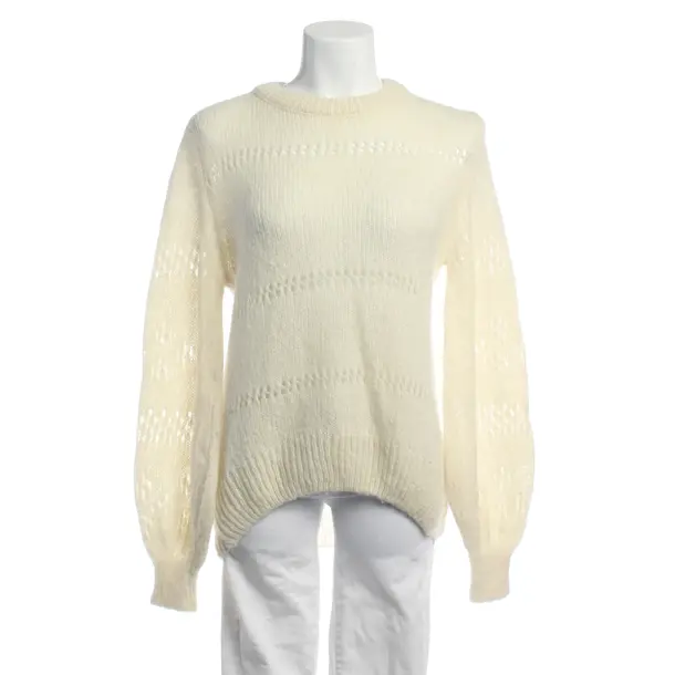 Jumper in White, Wool, Bloom