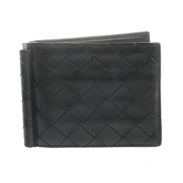 Geldbörse in Schwarz, Leder, Bottega Veneta