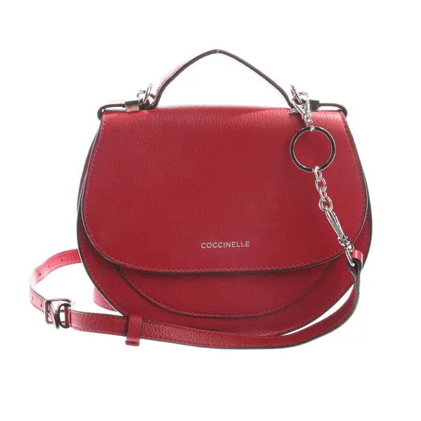 Handtasche in Rot, Leder, Coccinelle