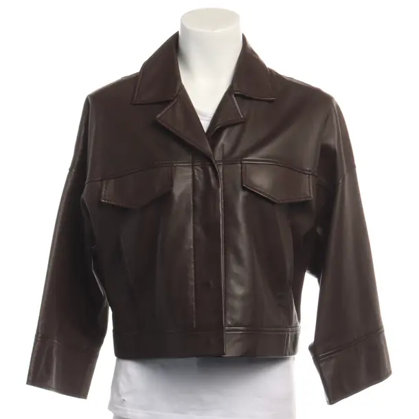 LeatherJacket in Brown, Leather, Riani