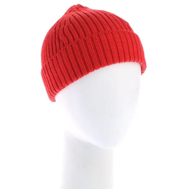 Beanie in Red, Wool, Prada Linea Rossa