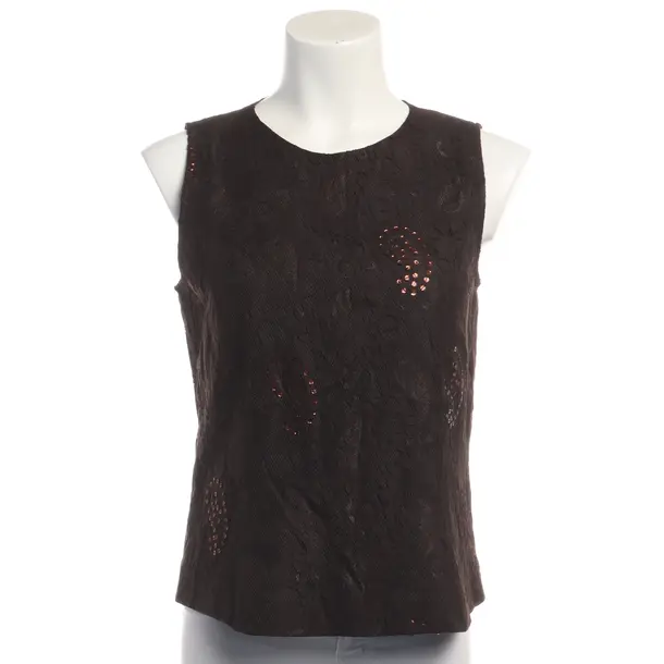 Top in Brown, Polyester, Van Laack