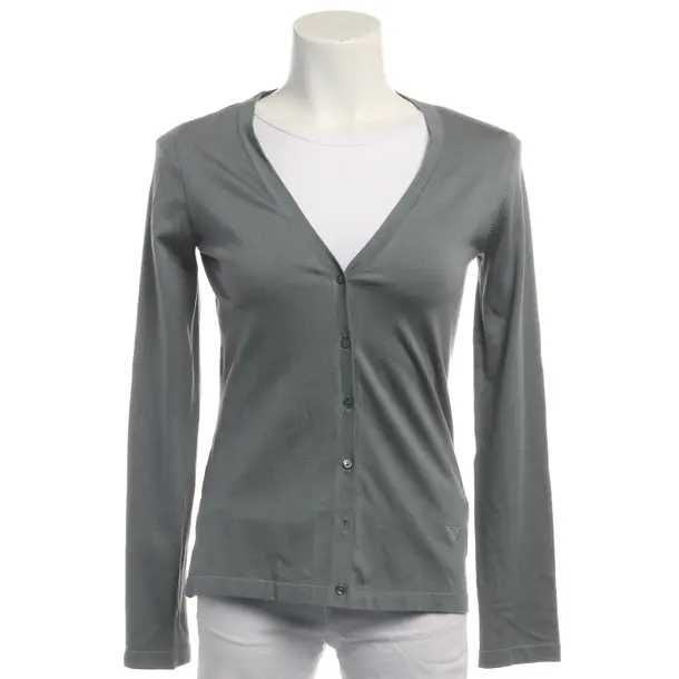 Cardigan in Gray, Silk, Emporio Armani