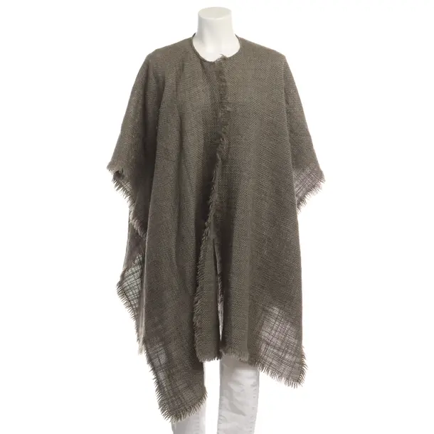 Poncho in Grau, Wolle, Armani Collezioni