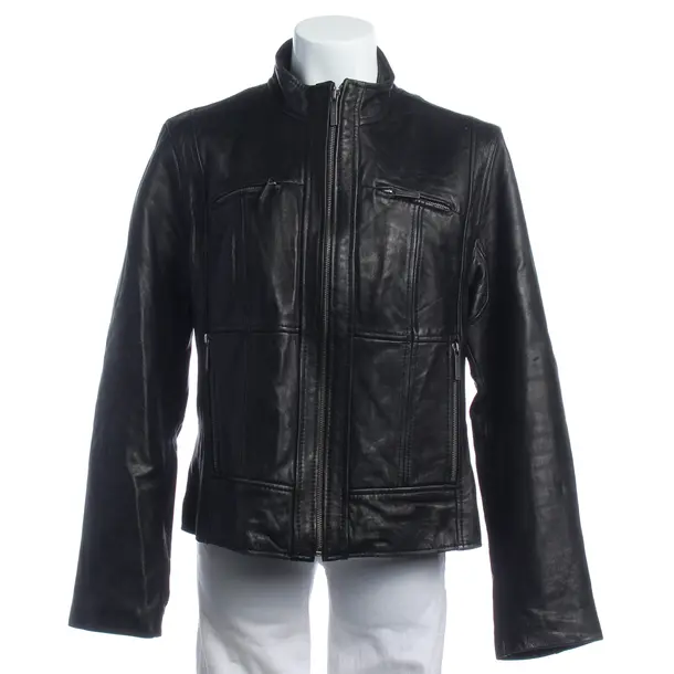LeatherJacket in Black, Leather, Michael Kors