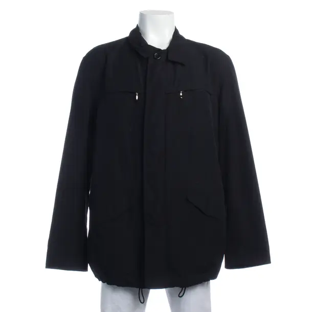 Mid-Season Jacket in Blue, Cotton, Schneiders