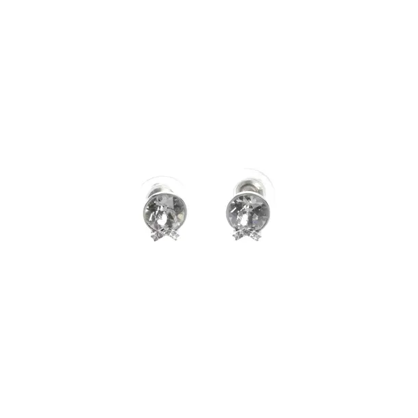 Earrings in Metallic, Metal (metallic, metallized), Swarovski