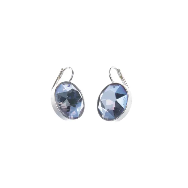 Ohrringe in Metallic, Metall (metallisch, metallisiert), Swarovski