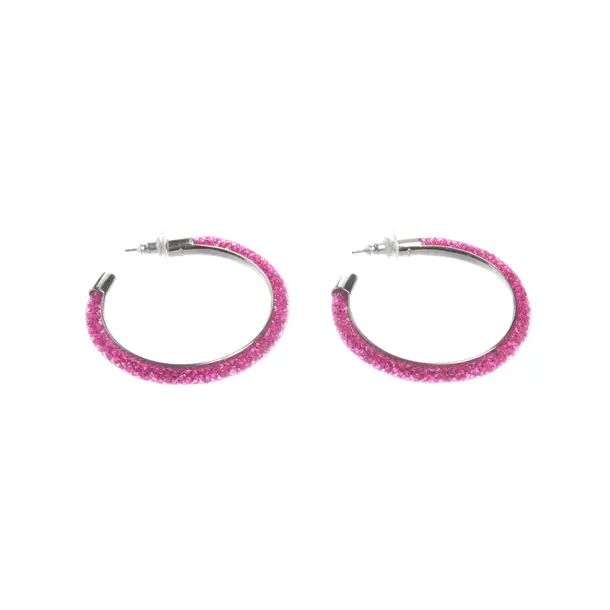 Earrings in Metallic, Metal (metallic, metallized), Swarovski