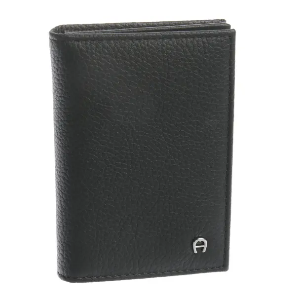 Geldbörse in Schwarz, Leder, Aigner