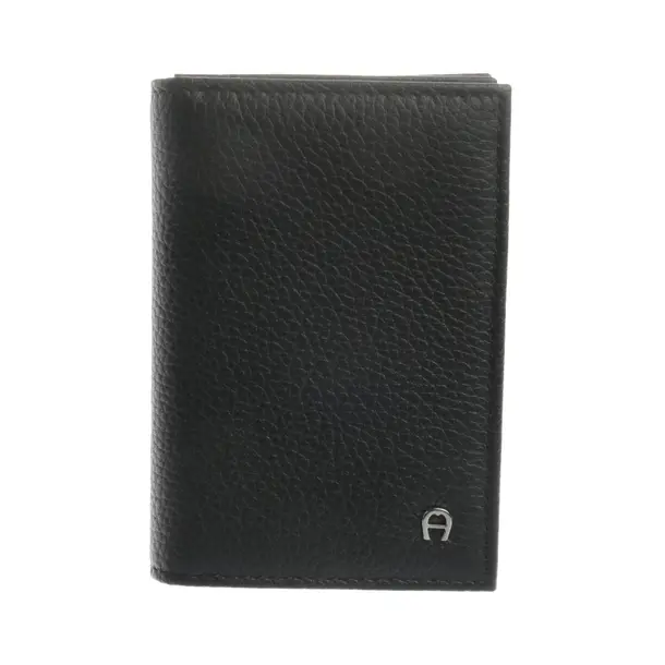 Geldbörse in Schwarz, Leder, Aigner