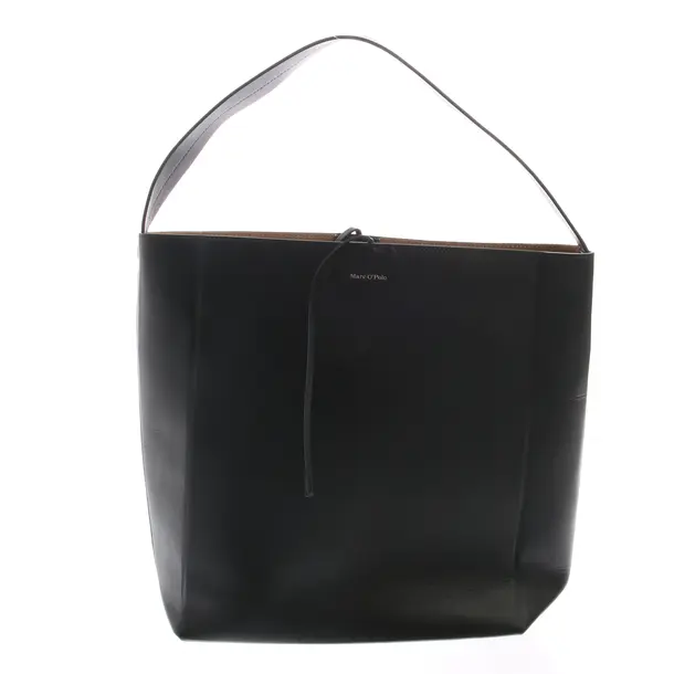 Schultertasche in Schwarz, Leder, Marc O'Polo