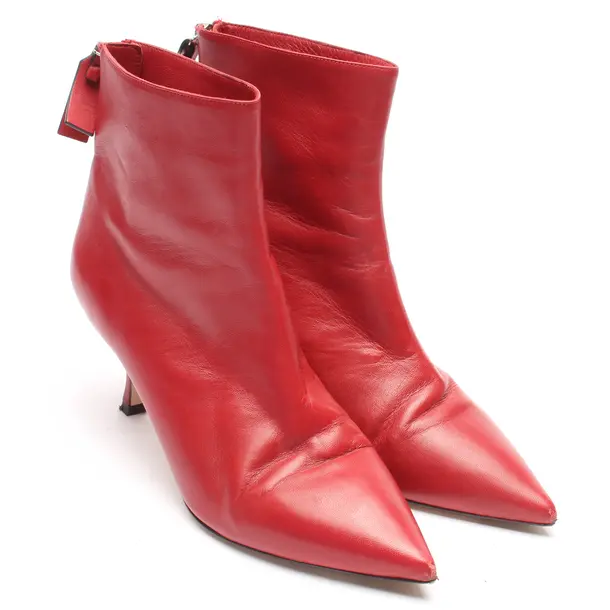 Ankle Boots in Red, , Stuart Weitzman