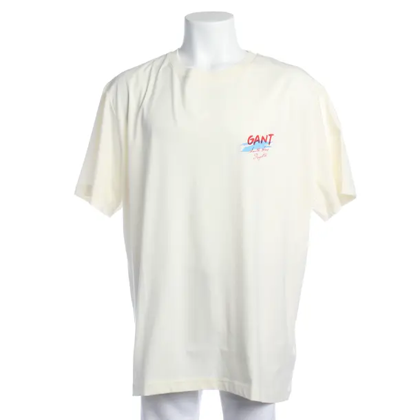 T-Shirt in White, Cotton, Gant