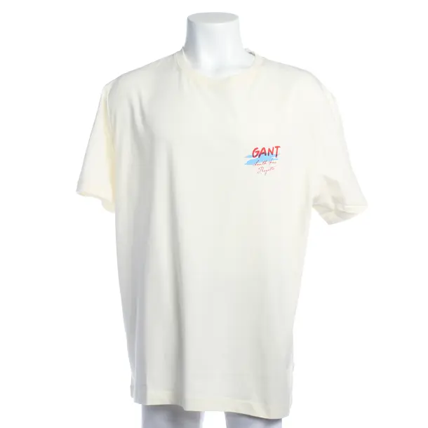 T-Shirt in White, Cotton, Gant