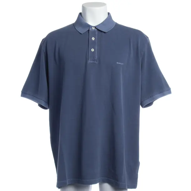 Poloshirt in Blau, Baumwolle, Gant