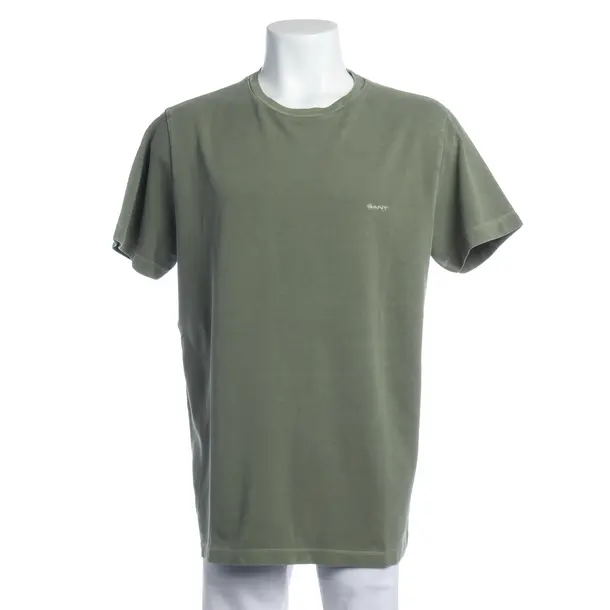 T-Shirt in Green, Cotton, Gant