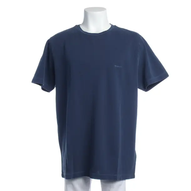T-Shirt in Blue, Cotton, Gant