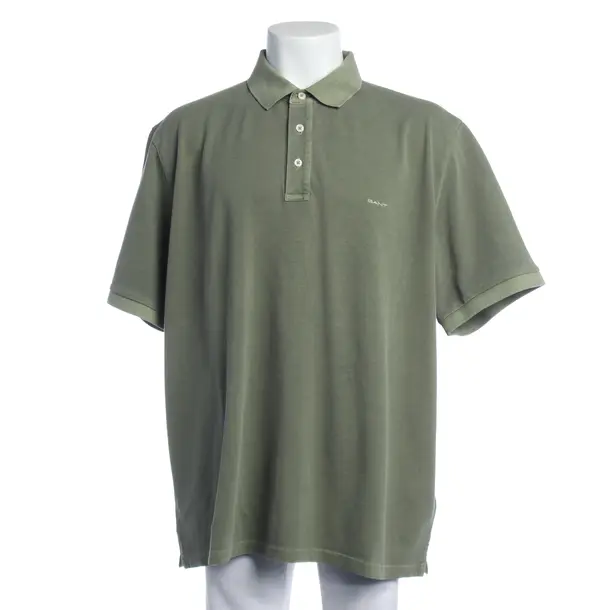 Polo Shirt in Green, Cotton, Gant