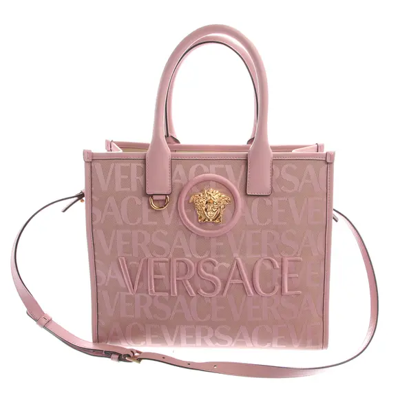 Handtasche in Rosa, Polyester, Versace