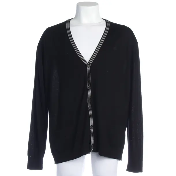 Strickjacke in Schwarz, Wolle, Lacoste