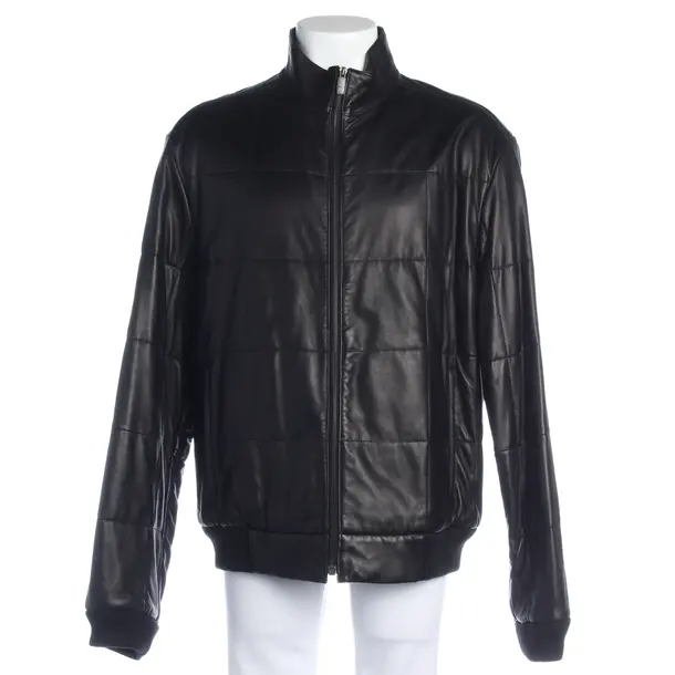 Lederjacke in Schwarz, Leder, Zegna