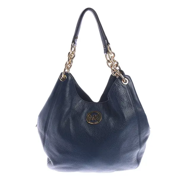 Schultertasche in Blau, Leder, Michael Kors