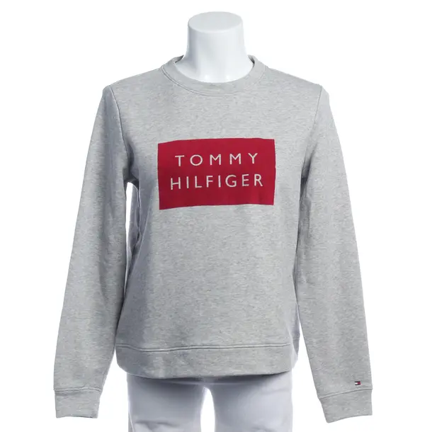 Sweatshirt in Grau, Baumwolle, Tommy Hilfiger