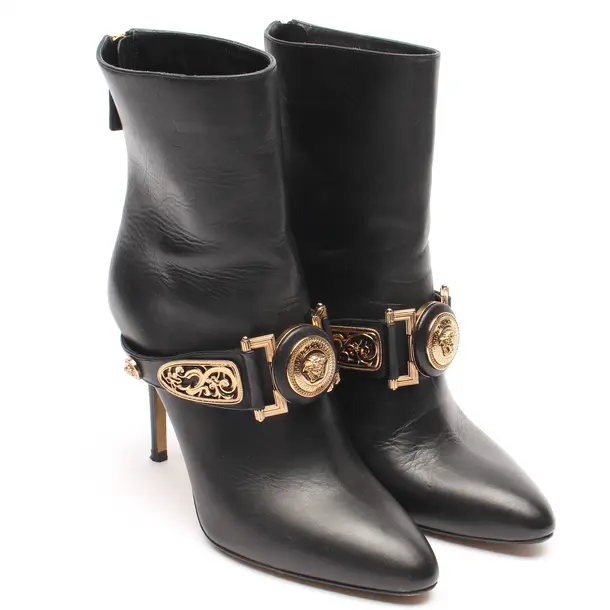 Ankle Boots in Black, , Versace