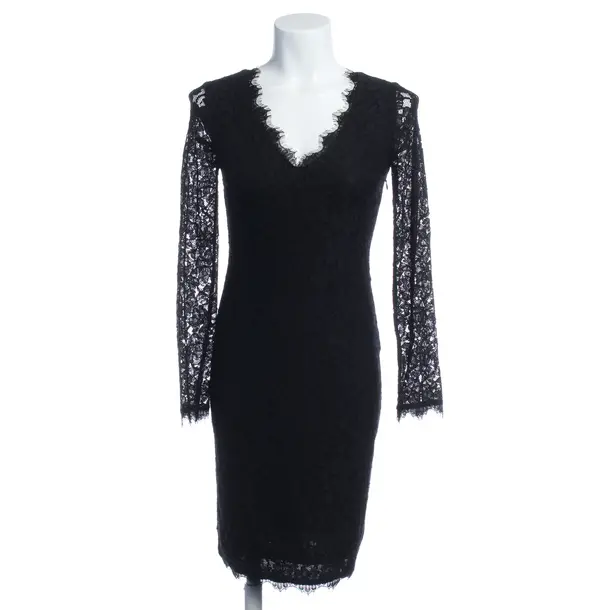 Cocktailkleid in Schwarz, Viskose, Diane von Furstenberg