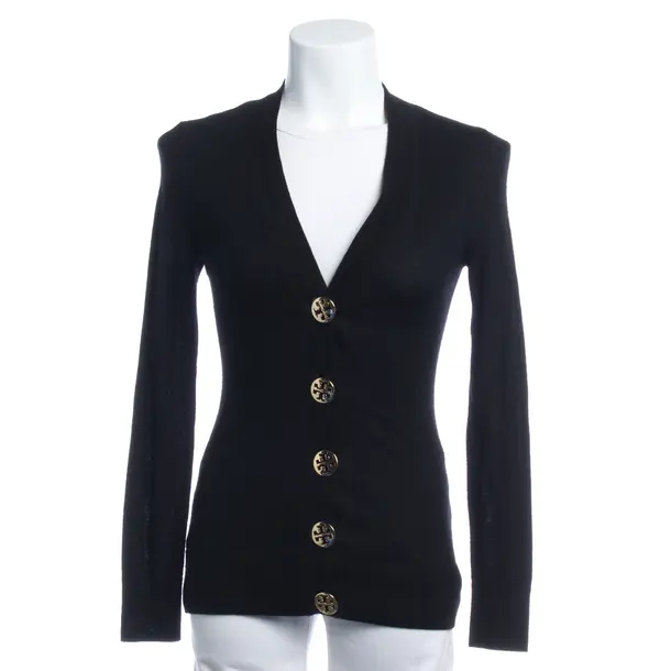 Cardigan in Black, Wool, Tory Burch