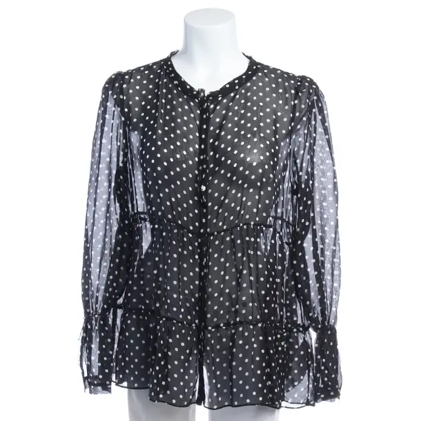 Blouse in Black, Silk, Marc Cain