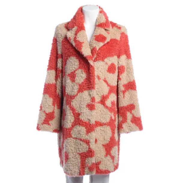 Mid-Season Coat in Orange, Modacrylic, Marc Cain