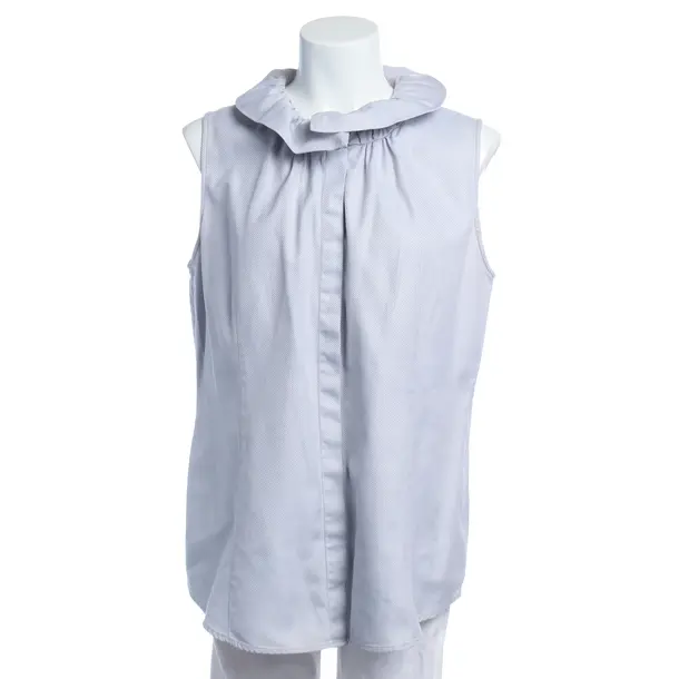 Blouse in Gray, Cotton, Van Laack