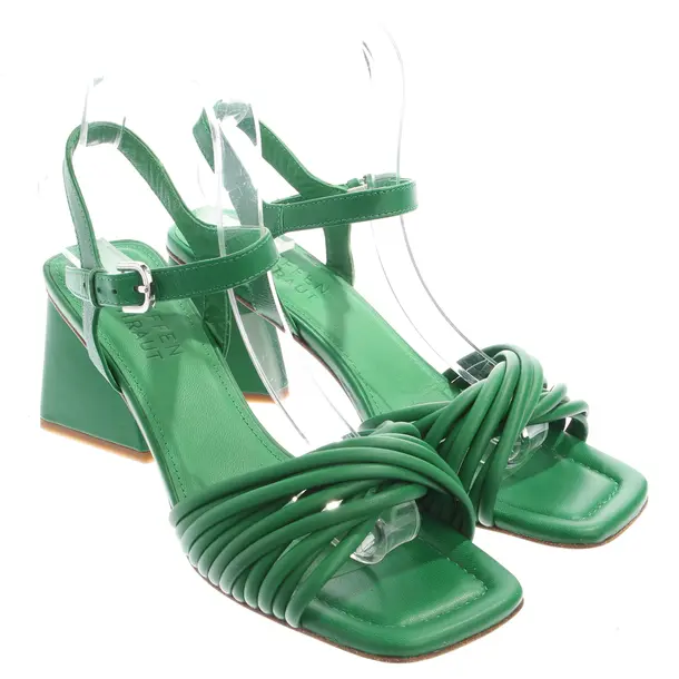Heeled Sandals in Green, , Steffen Schraut